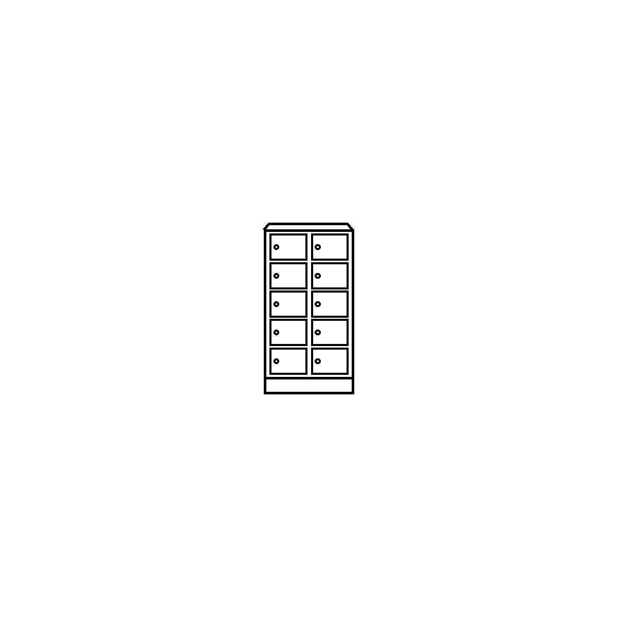 Armoire à petits casiers – Wolf (Illustration du produit 3)-2