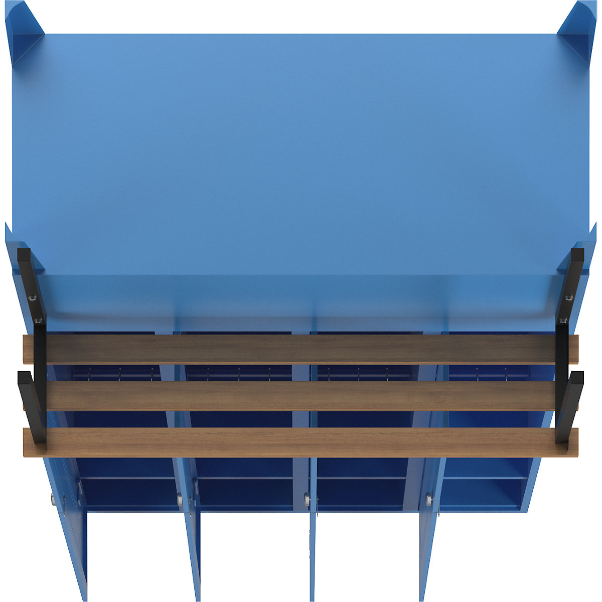 Vestiaire Berlin 1 avec banc – Wolf (Illustration du produit 7)-6