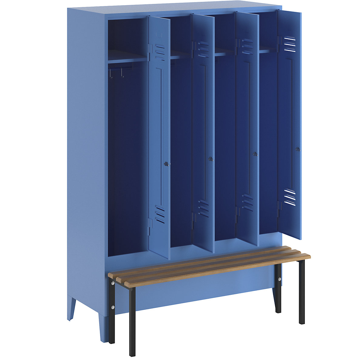 Vestiaire Berlin 2 avec banc &ndash; Wolf
