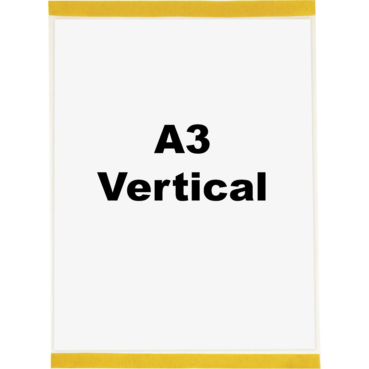Folii pentru documente, autoadezive, pentru A3, format vertical, partea scurtă deschisă, amb. 10 buc.