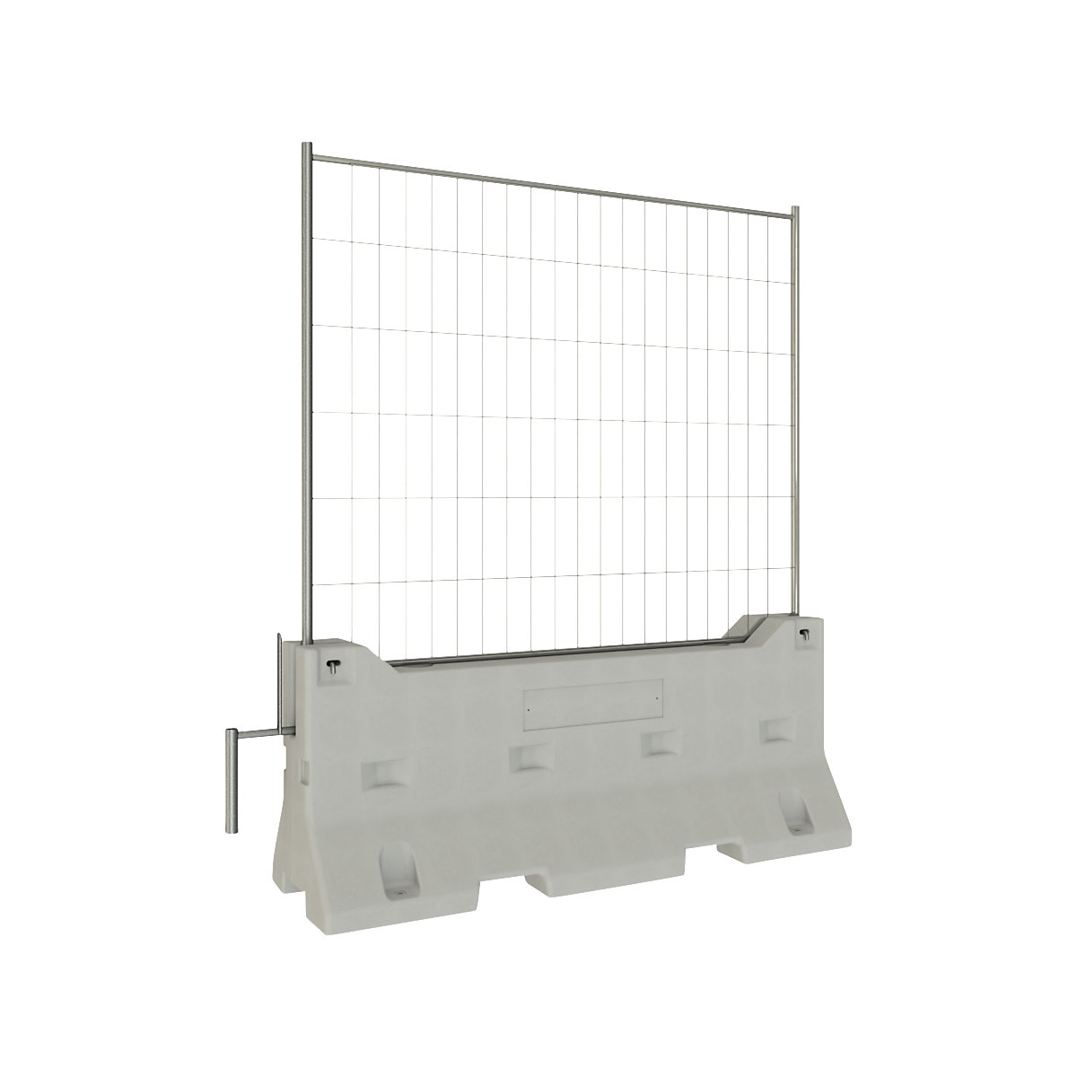 Parapet din beton cu gard mobil &ndash; Schake