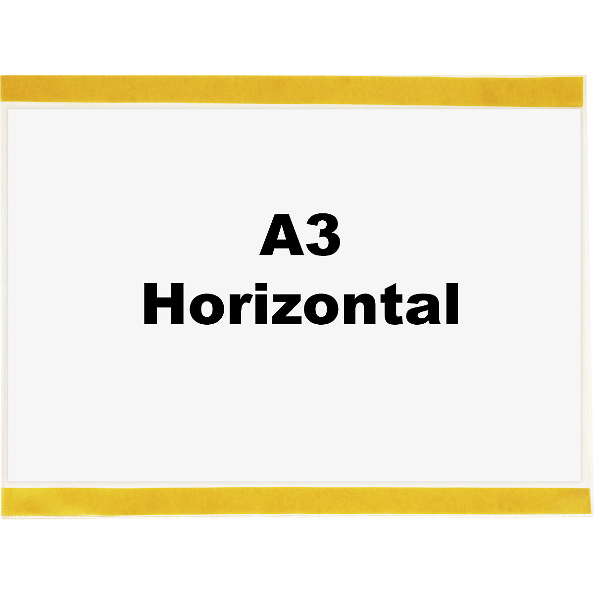Folii pentru documente, autoadezive, pentru A3, format orizontal, partea lungă deschisă, amb. 10 buc.