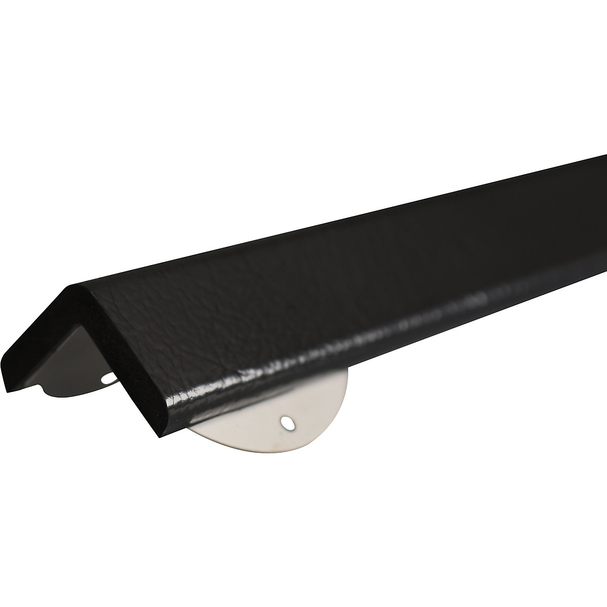 Protecție pentru colț Knuffi® cu șină de montaj – SHG, tip H+, bucată de 1 m, negru-15