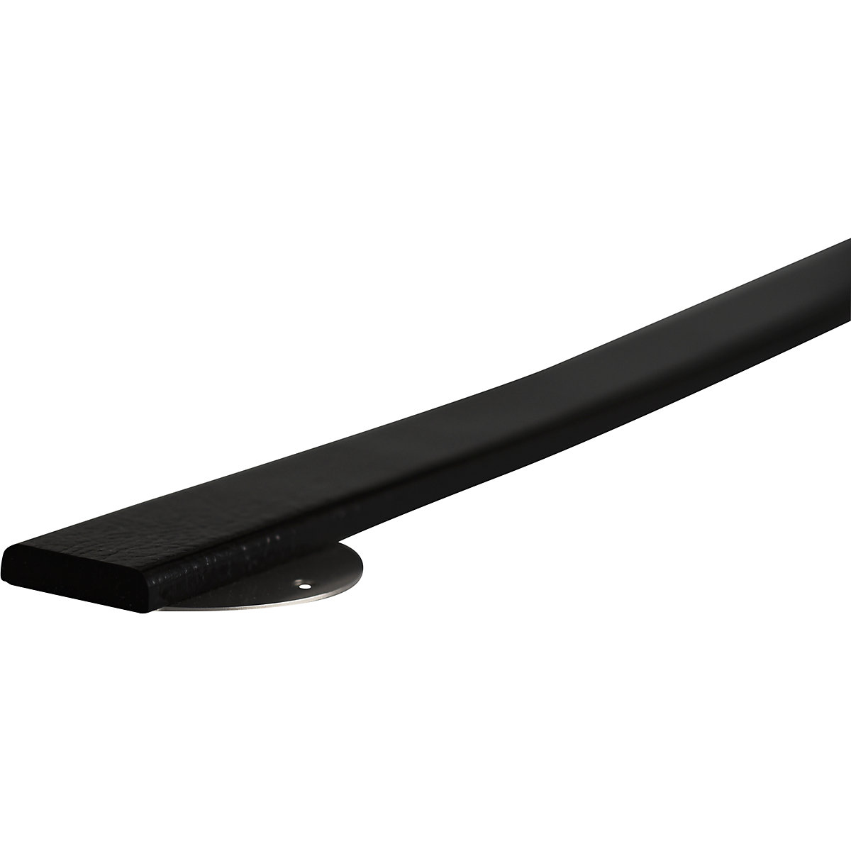 Protecție pentru suprafețe Knuffi® cu șină de montaj – SHG, tip F, bucată de 1 m, negru