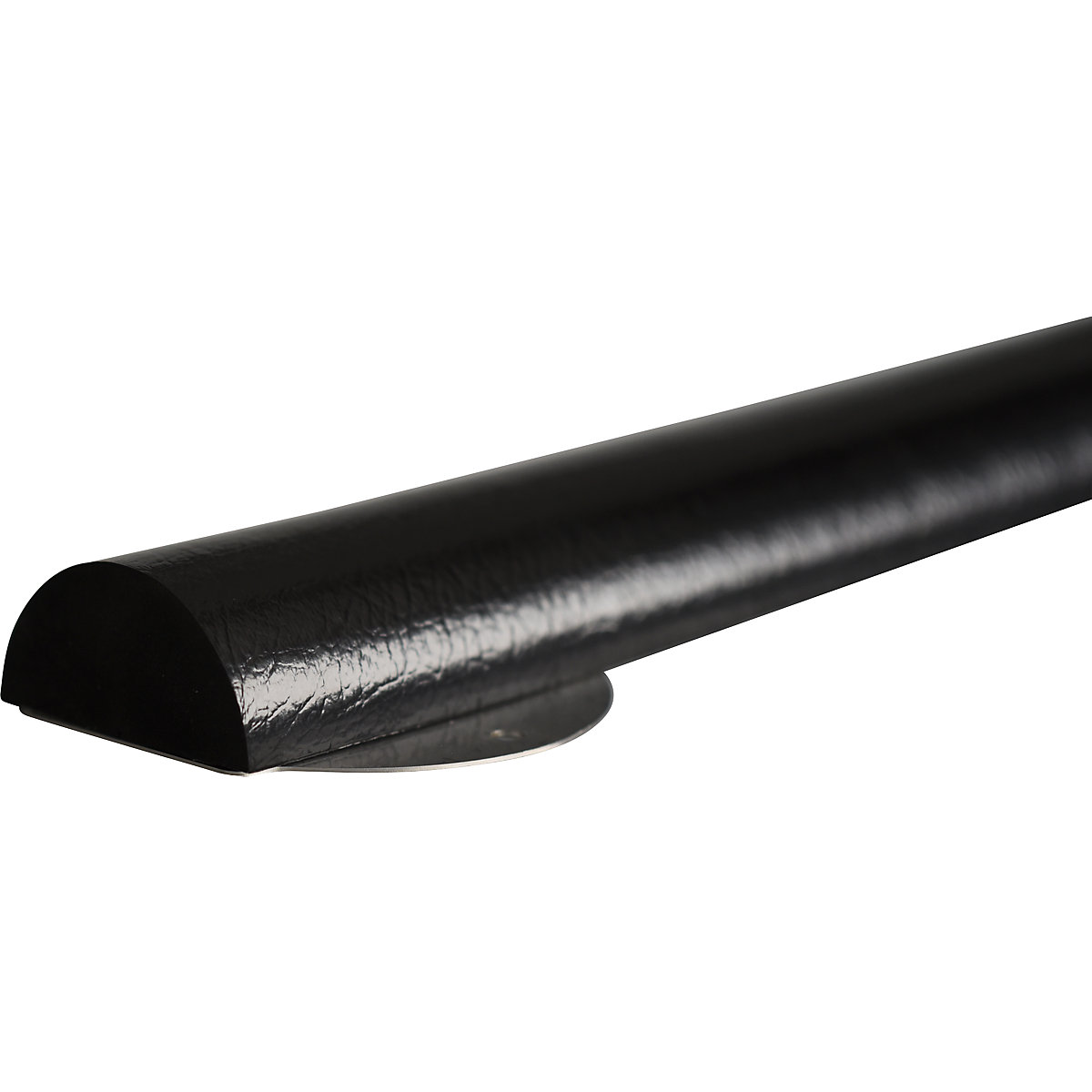 Protecție pentru suprafețe Knuffi® cu șină de montaj – SHG, tip C+, bucată de 1 m, negru