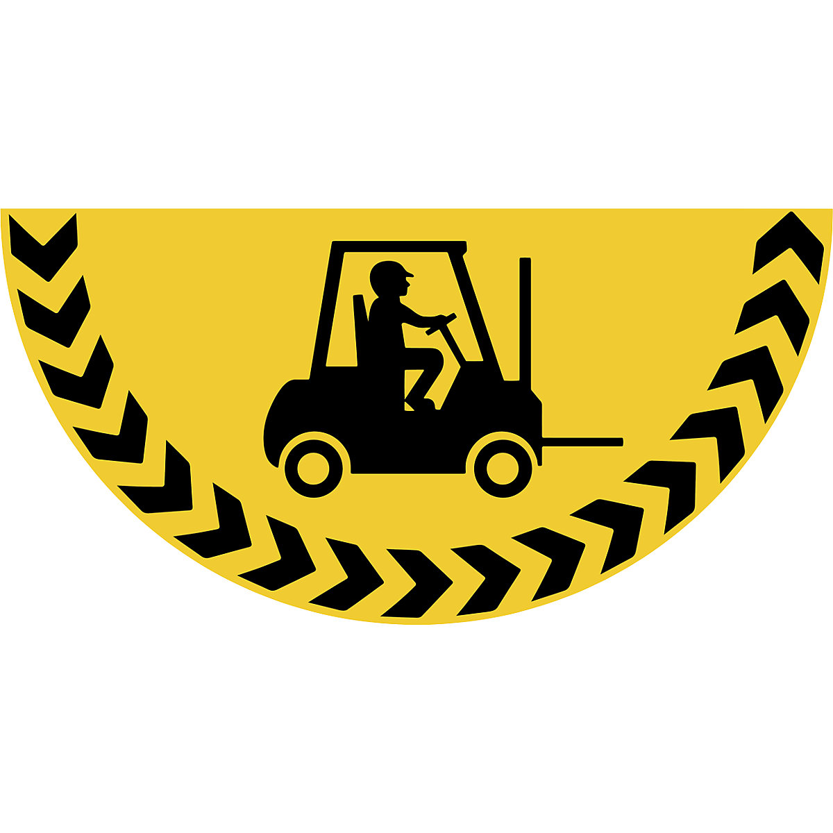 PVC piktogram, félkör