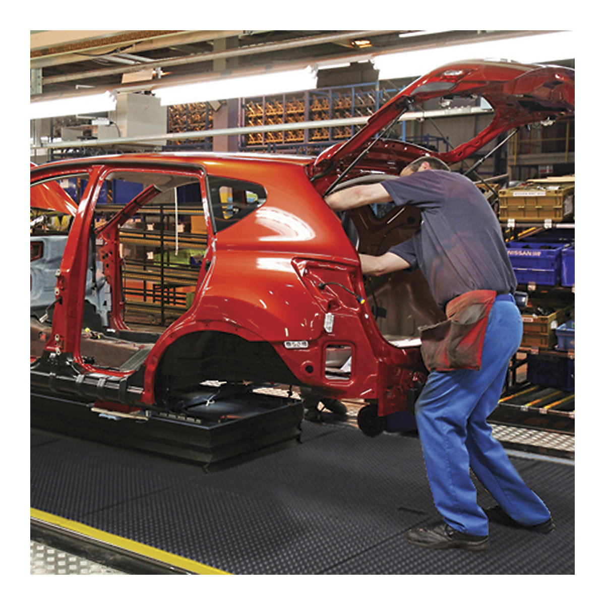 Skywalker összedugaszolós padlólaprendszer, nitrilgumi, bütykös – NOTRAX (Termék képe 2)-1