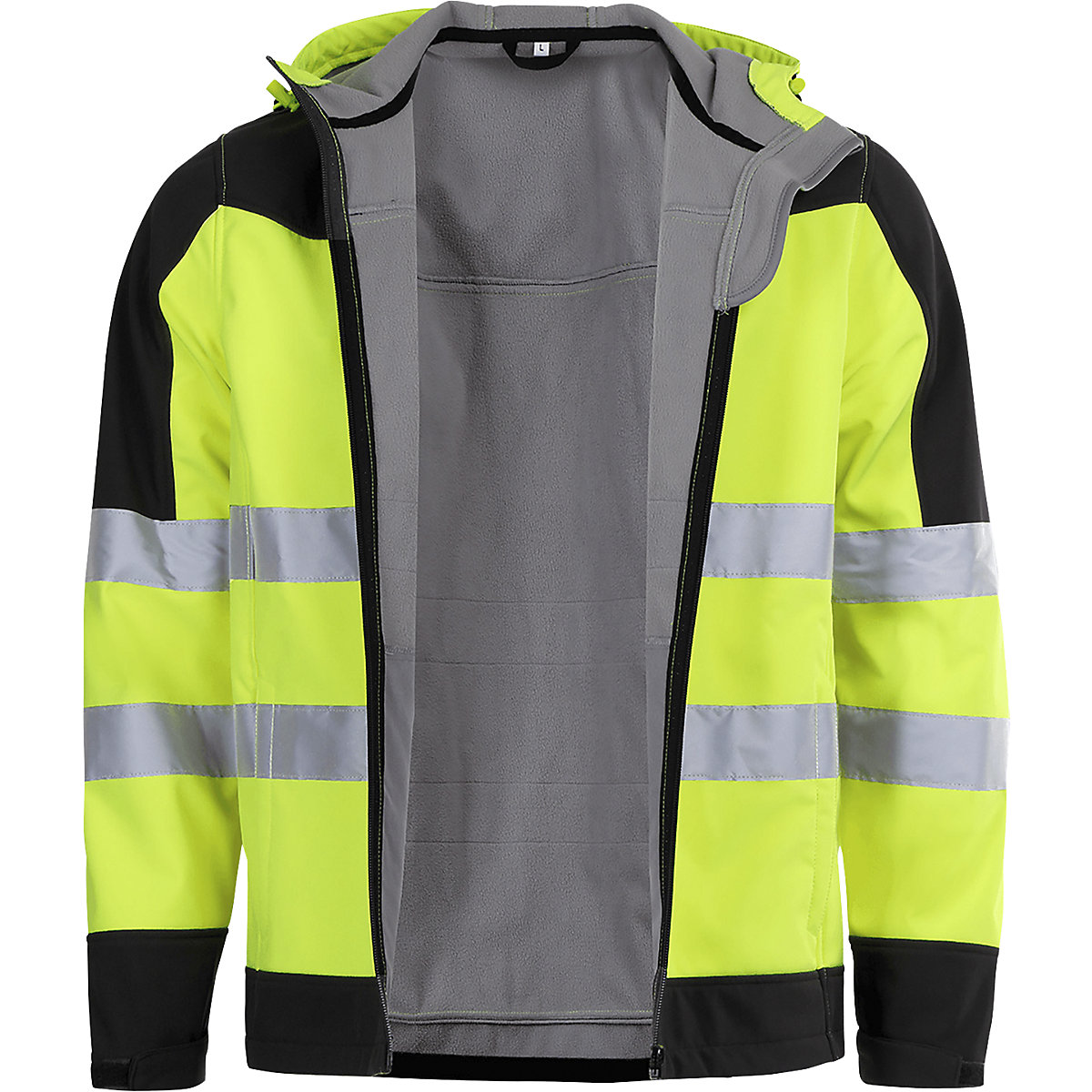 Láthatósági softshell dzseki – Leipold+Döhle (Termék képe 4)-3