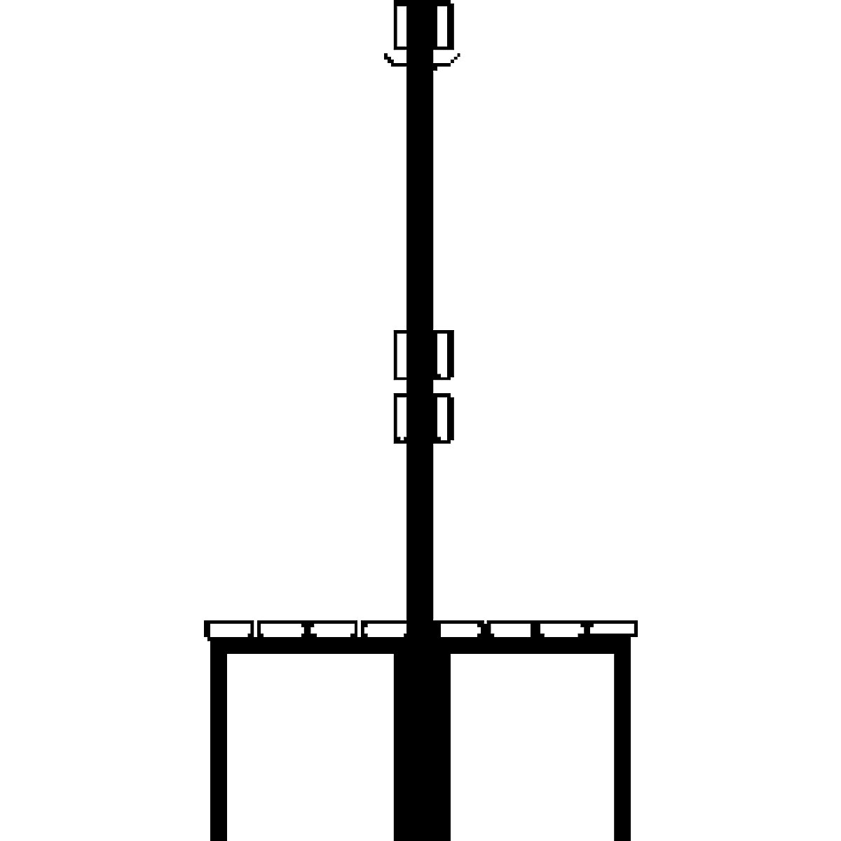 Öltözőpad háttámlával, kétoldalas – Wolf (Termék képe 5)-4