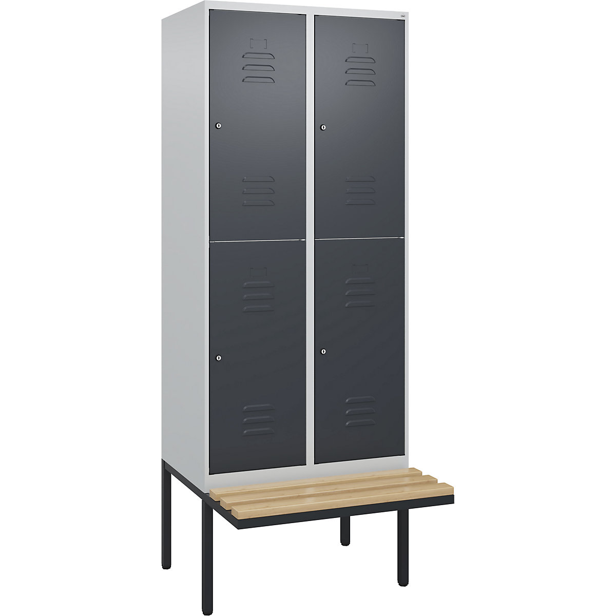 Classic PLUS kétszintes öltözőszekrény paddal – C+P (Termék képe 574)-573