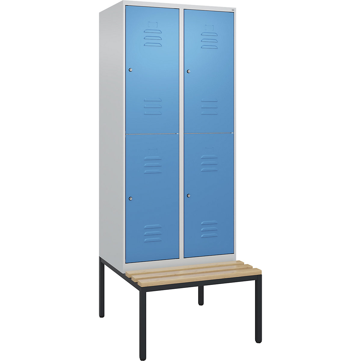 Classic PLUS kétszintes öltözőszekrény paddal – C+P (Termék képe 327)-326