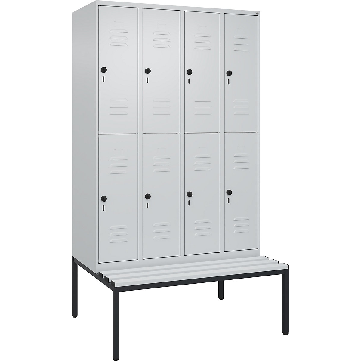 Classic PLUS kétszintes öltözőszekrény paddal – C+P (Termék képe 406)-405