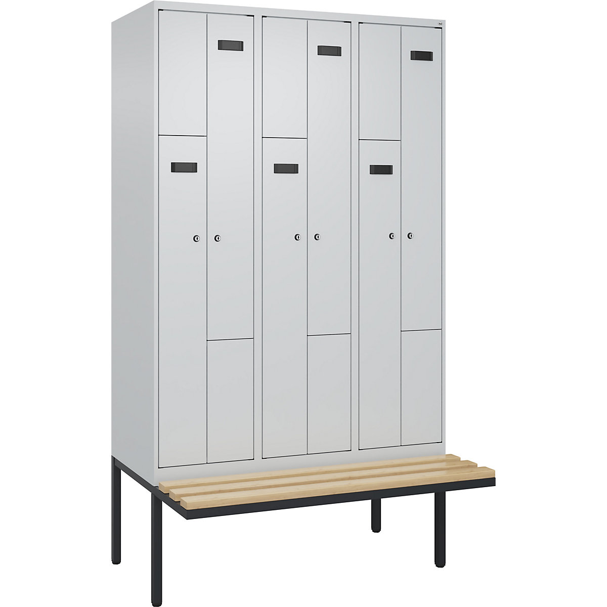 Evolo PLUS Z-rekeszes öltözőszekrény paddal (Termék képe 2)-1