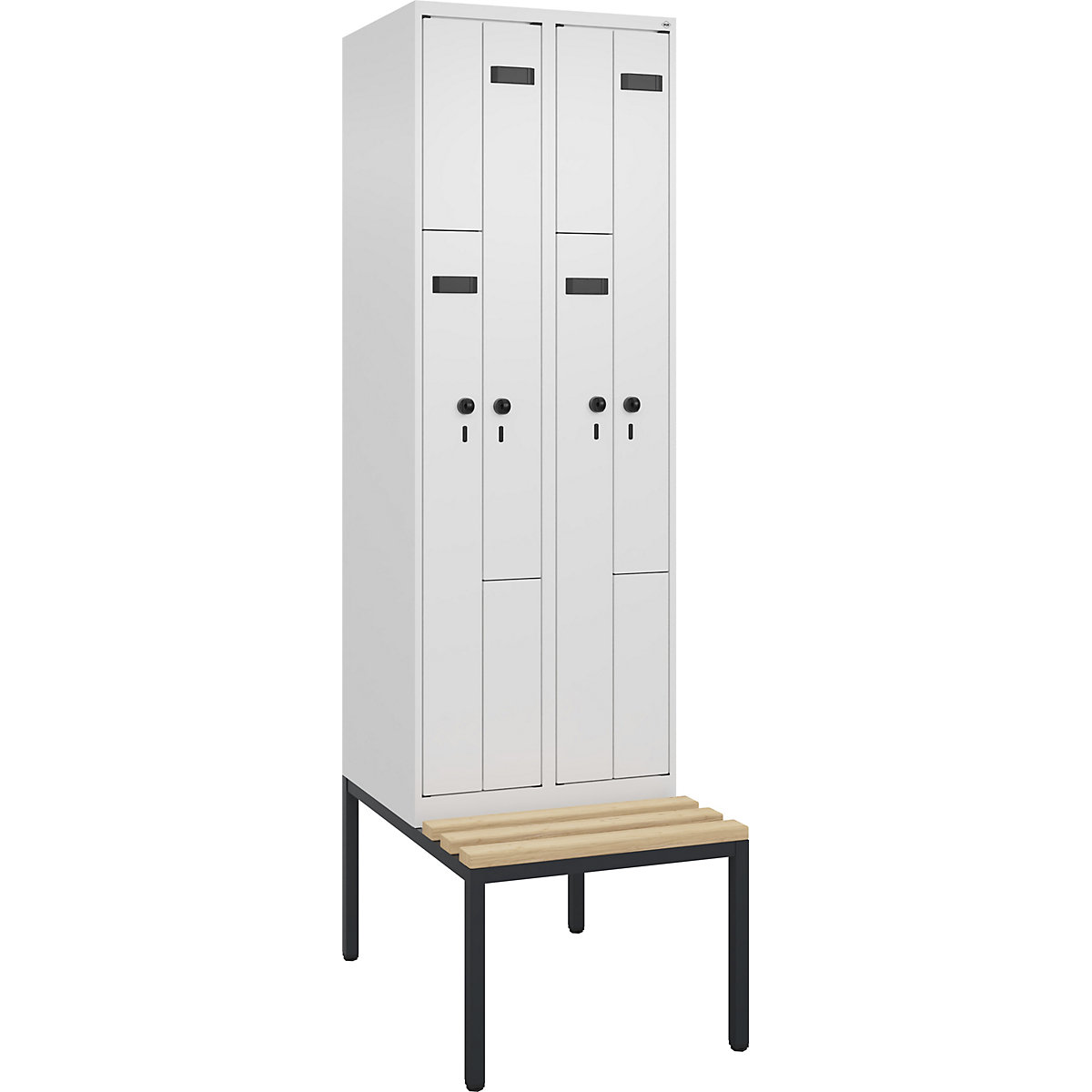 Evolo PLUS Z-rekeszes öltözőszekrény paddal (Termék képe 2)-1