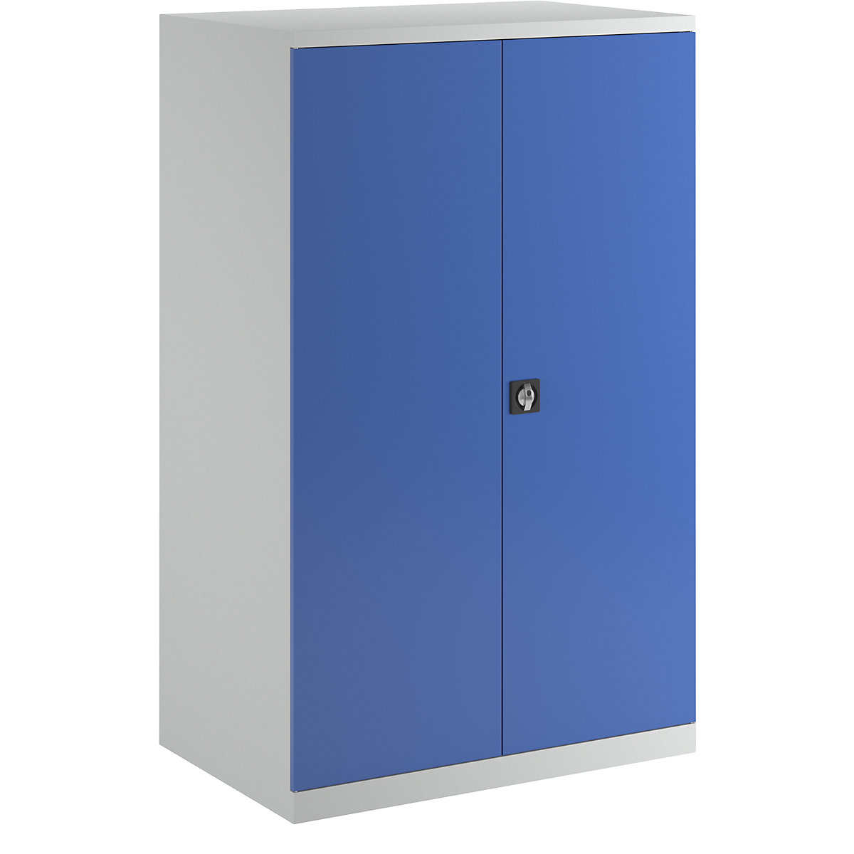 Ormar s krilnim vratima XXL – eurokraft pro, širina 1200 mm, vrata u encijan plavoj boji-5