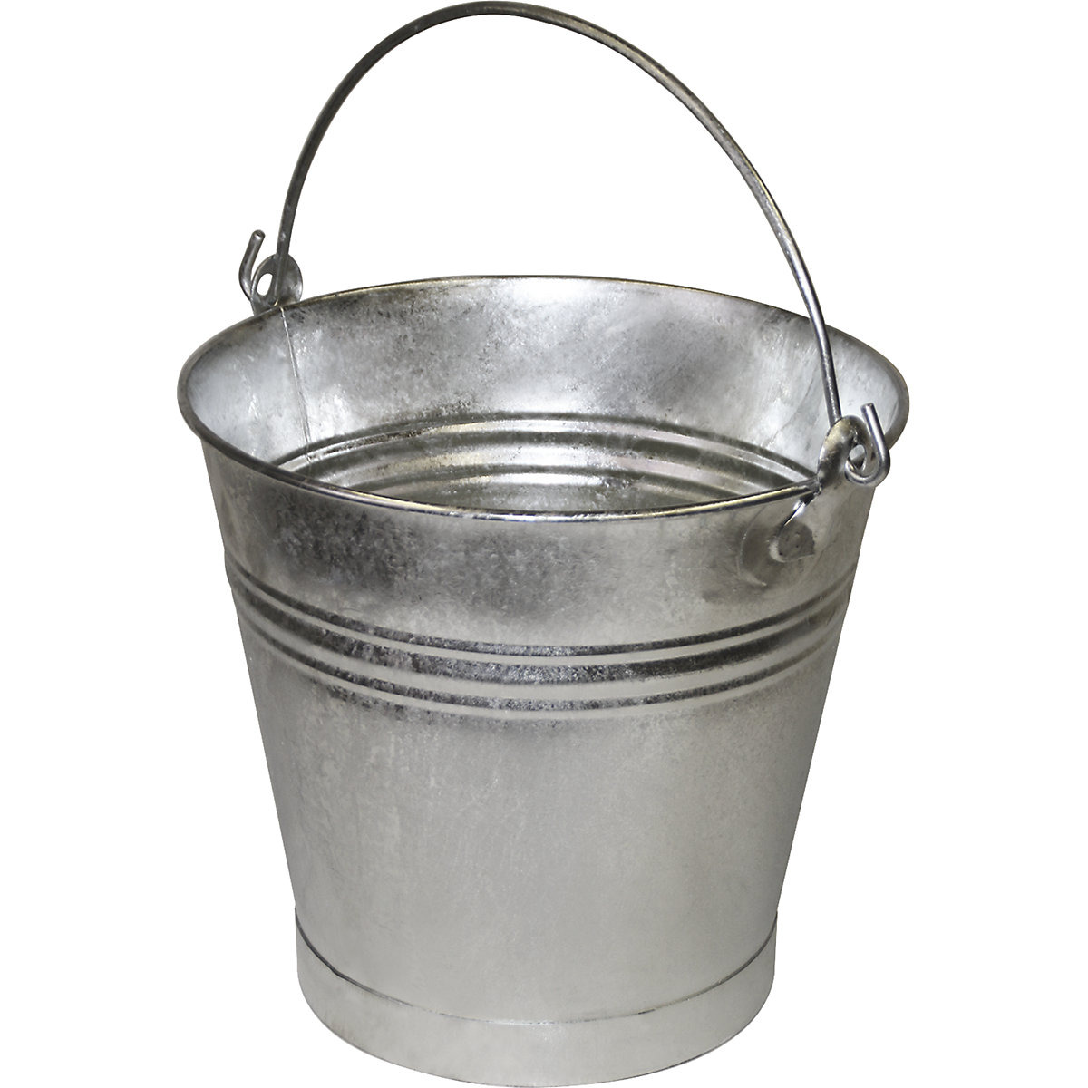 Ocelový kbelík s nosnou rukojetí, nepropustný pro kapaliny