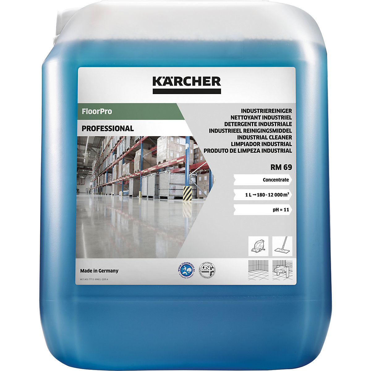 Průmyslový čisticí prostředek RM 69 &ndash; Kärcher