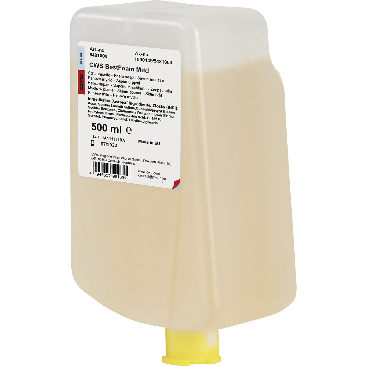 Koncentrat mydła Best Foam &ndash; CWS