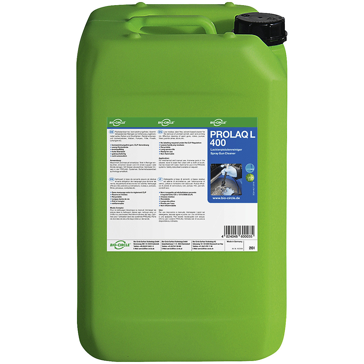 Płyn do usuwania lakierów PROLAQ L 400 &ndash; Bio-Circle