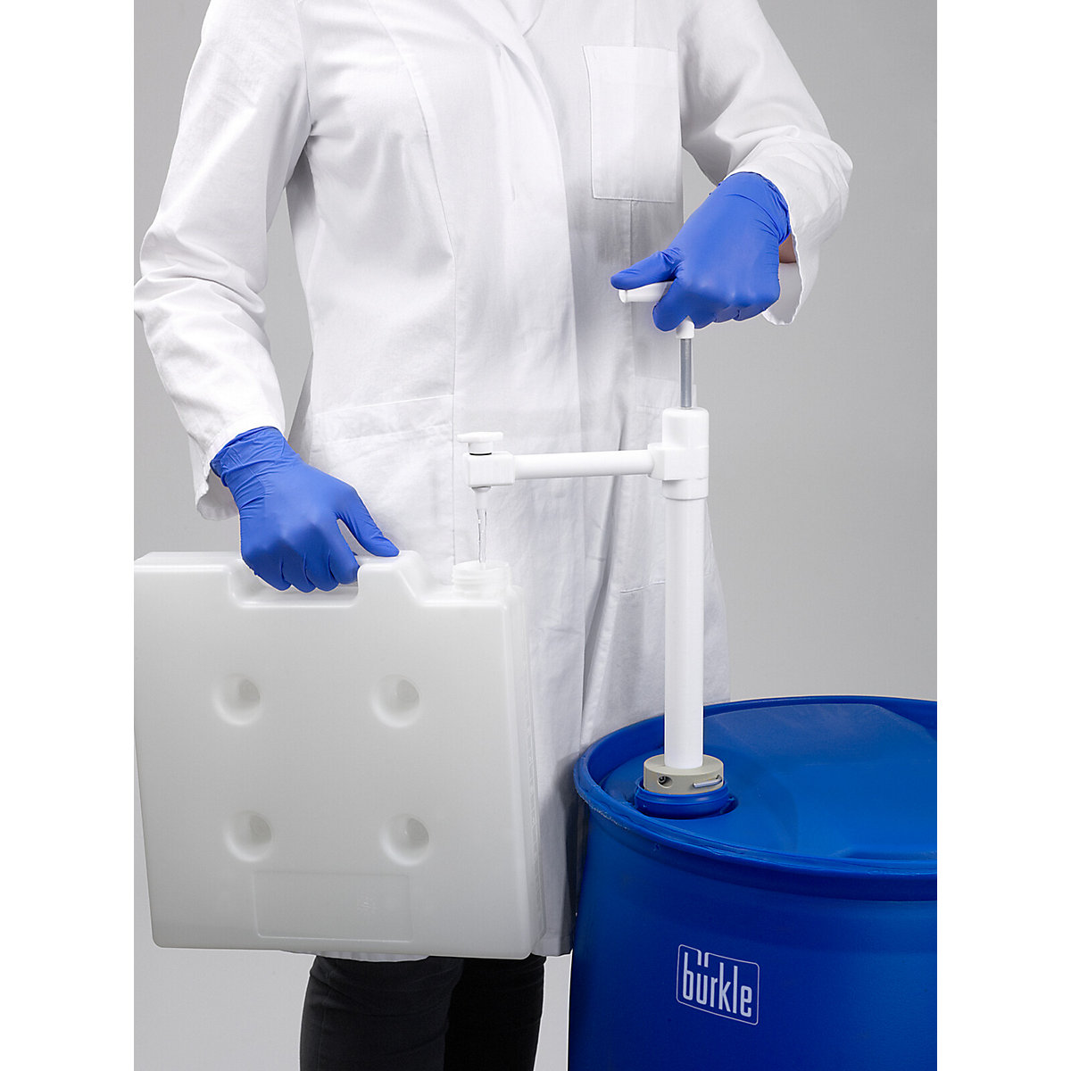 Pompa ręczna do beczek, z PTFE (Zdjęcie produktu 4)-3