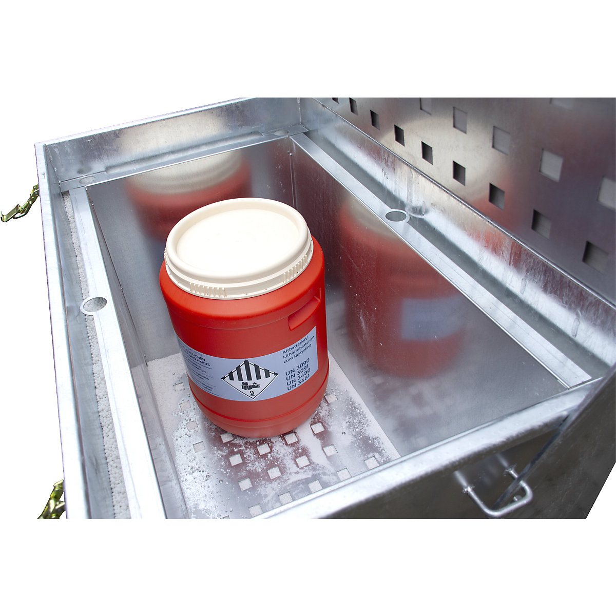 Pojemnik magazynowy na baterie/akumulatory litowo-jonowe – eurokraft pro (Zdjęcie produktu 4)-3