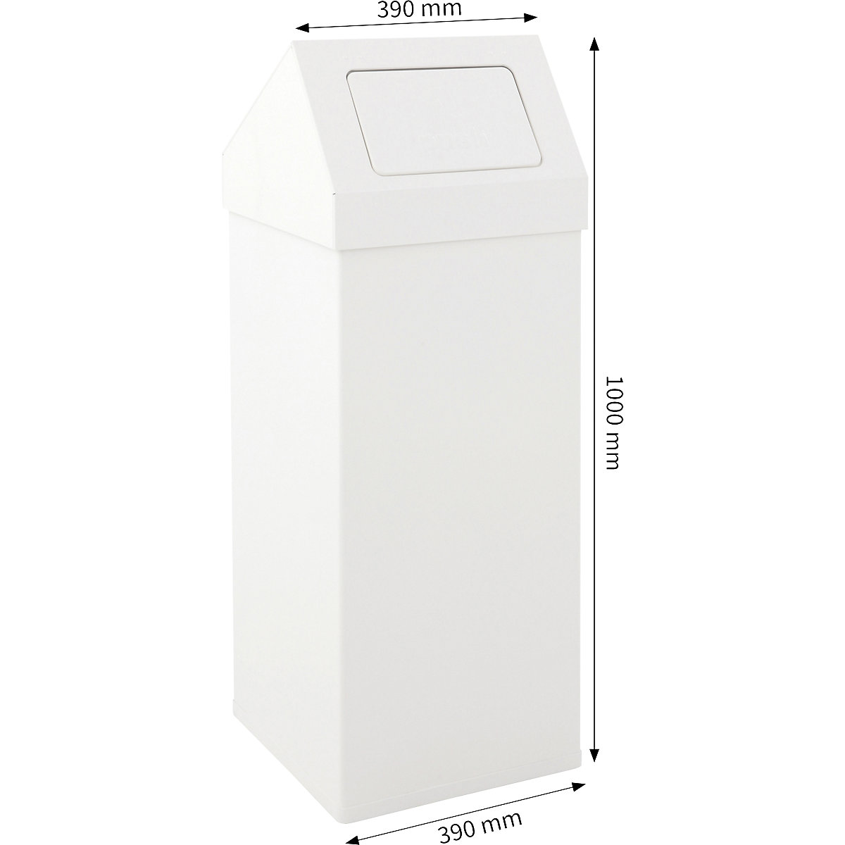 Pojemnik na odpady, aluminium (Zdjęcie produktu 2)-1