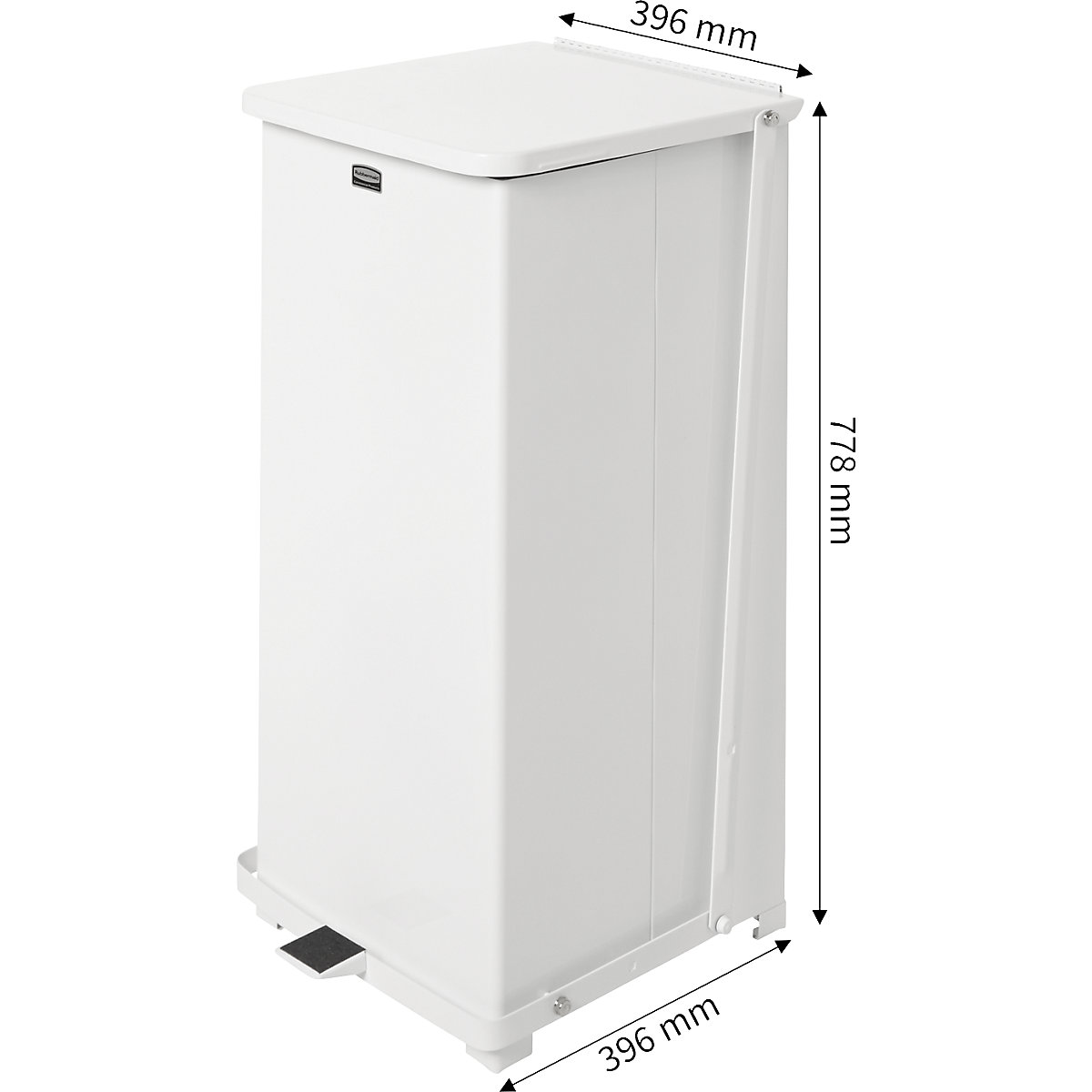 Pojemnik na odpady otwierany pedałem Defenders® – Rubbermaid (Zdjęcie produktu 5)-4