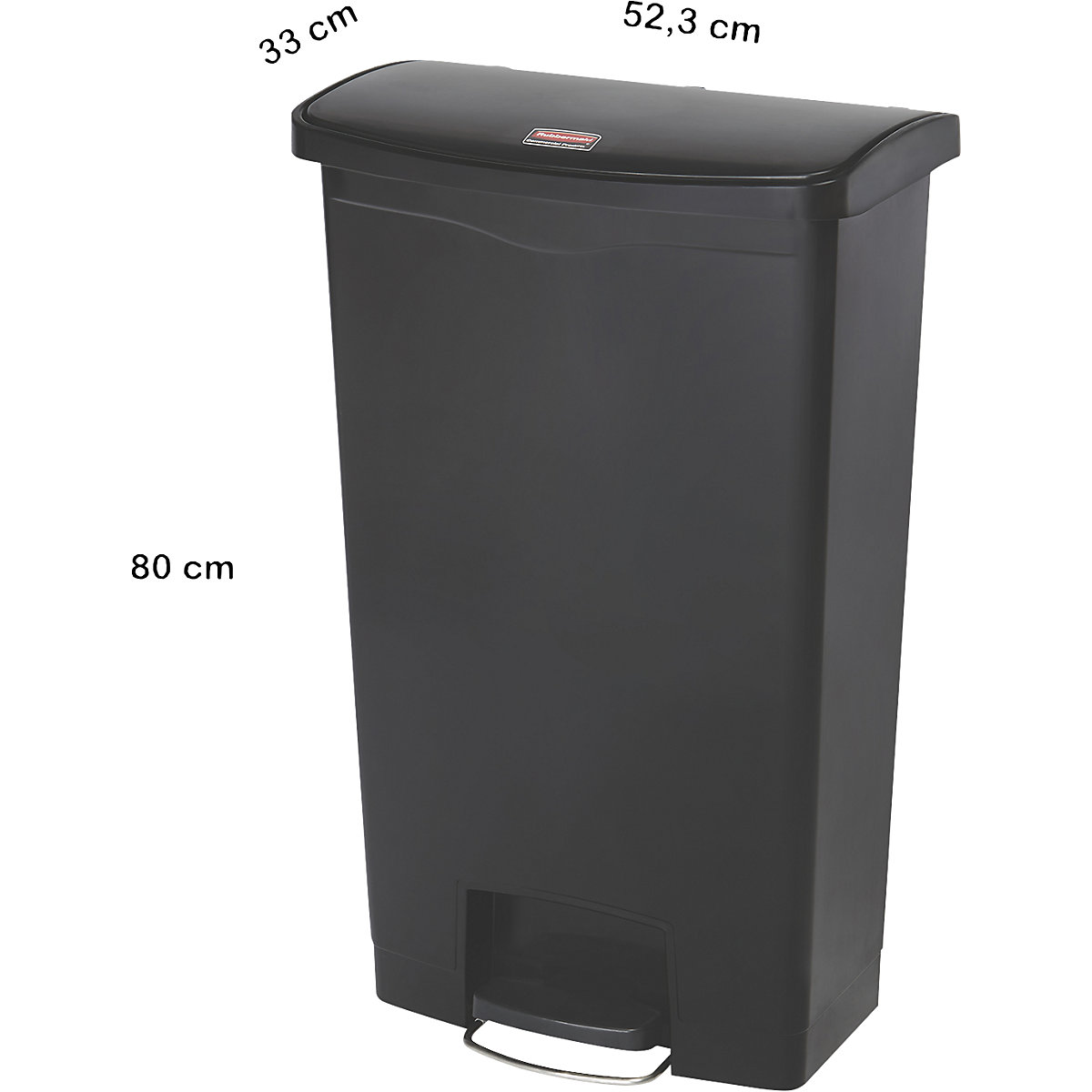Pojemnik otwierany pedałem SLIM JIM® – Rubbermaid (Zdjęcie produktu 4)-3
