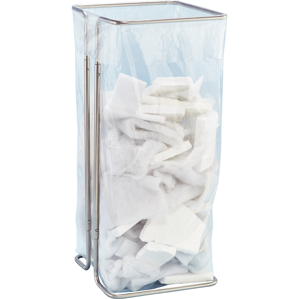 Stojak na worki na odpady, stacjonarny – Mottez (Zdjęcie produktu 2)-1