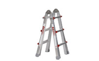 Teleskopický sklopný žebřík