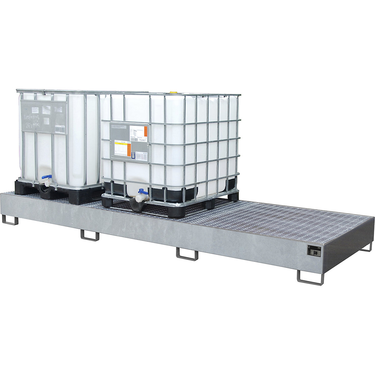 Oceľová záchytná vaňa pre cisternové kontajnery IBC / KTC – eurokraft pro (Zobrazenie produktu 2)-1