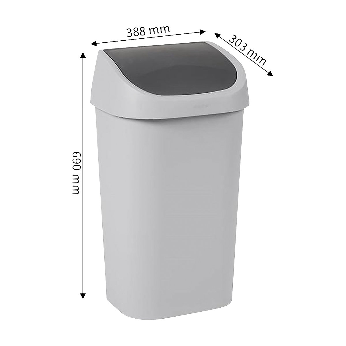 Odpadkový kôš s výkyvným vekom (Zobrazenie produktu 3)-2