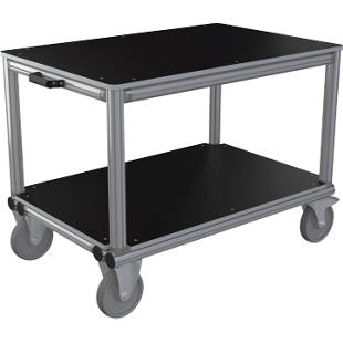 Монтажная тележка из алюминиевого профиля