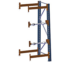2 вала барабана, Ø 34 мм, дополнительный стеллаж
