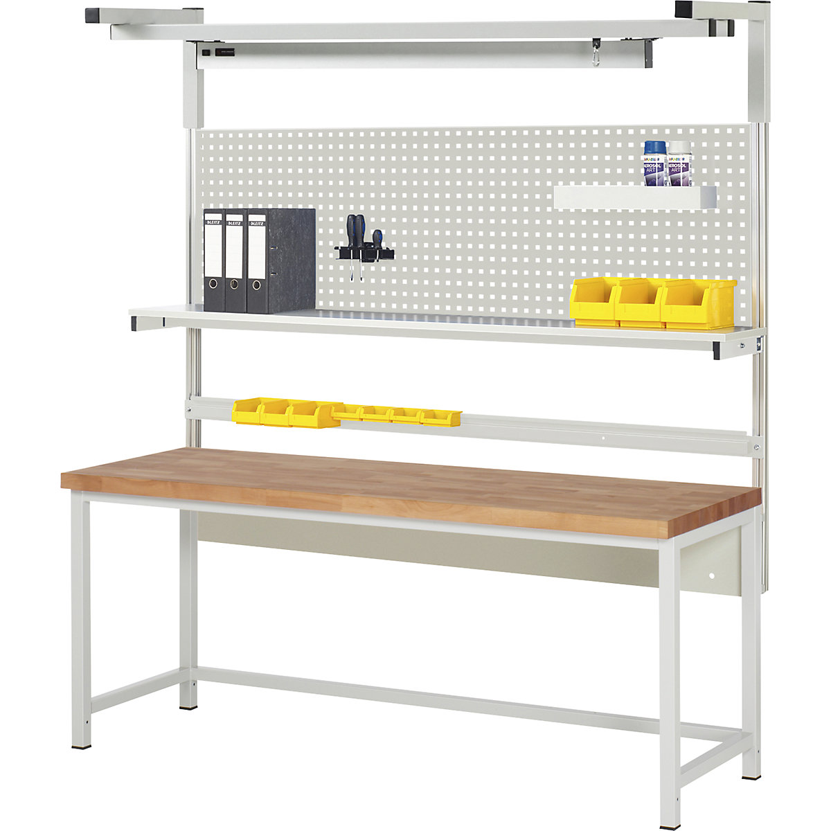 Établi avec superstructure série 8000 &ndash; eurokraft pro