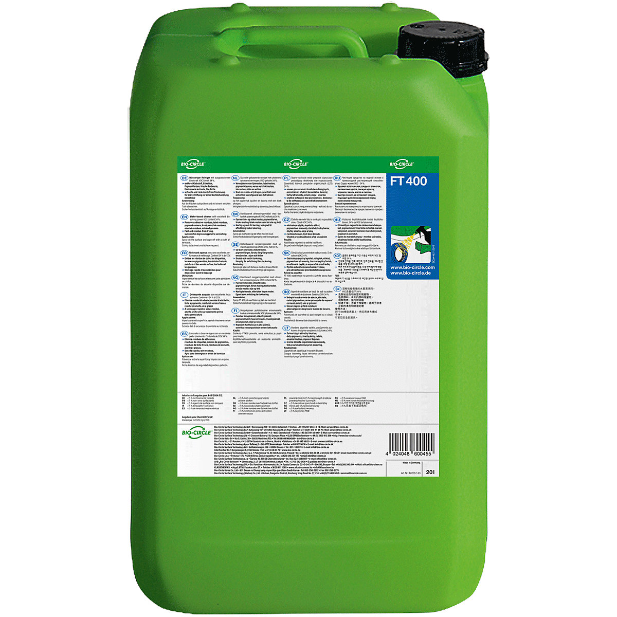 Čisticí prostředek FT 400 &ndash; Bio-Circle