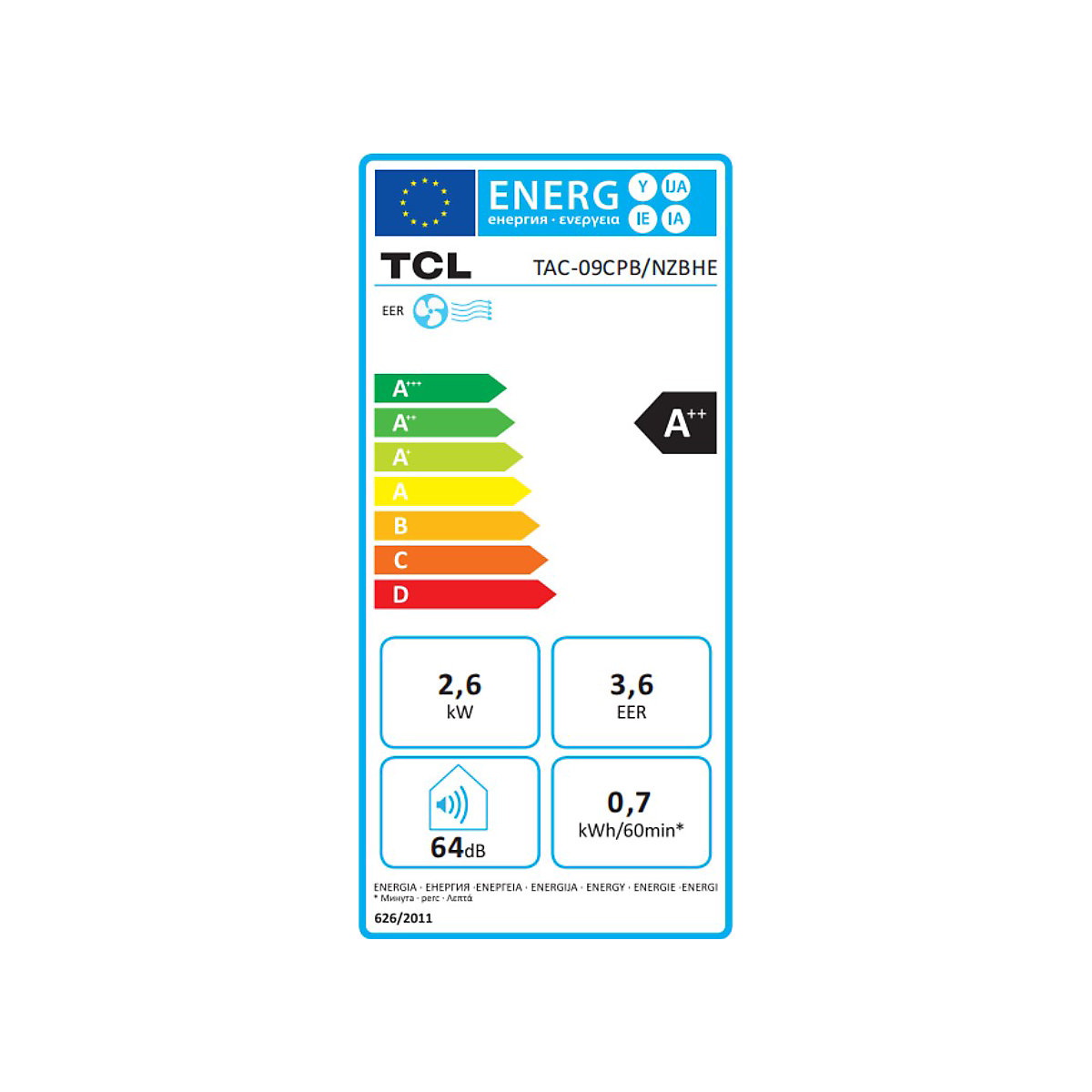 9000 BTU mobil klímaberendezés – TCL (Termék képe 2)-1