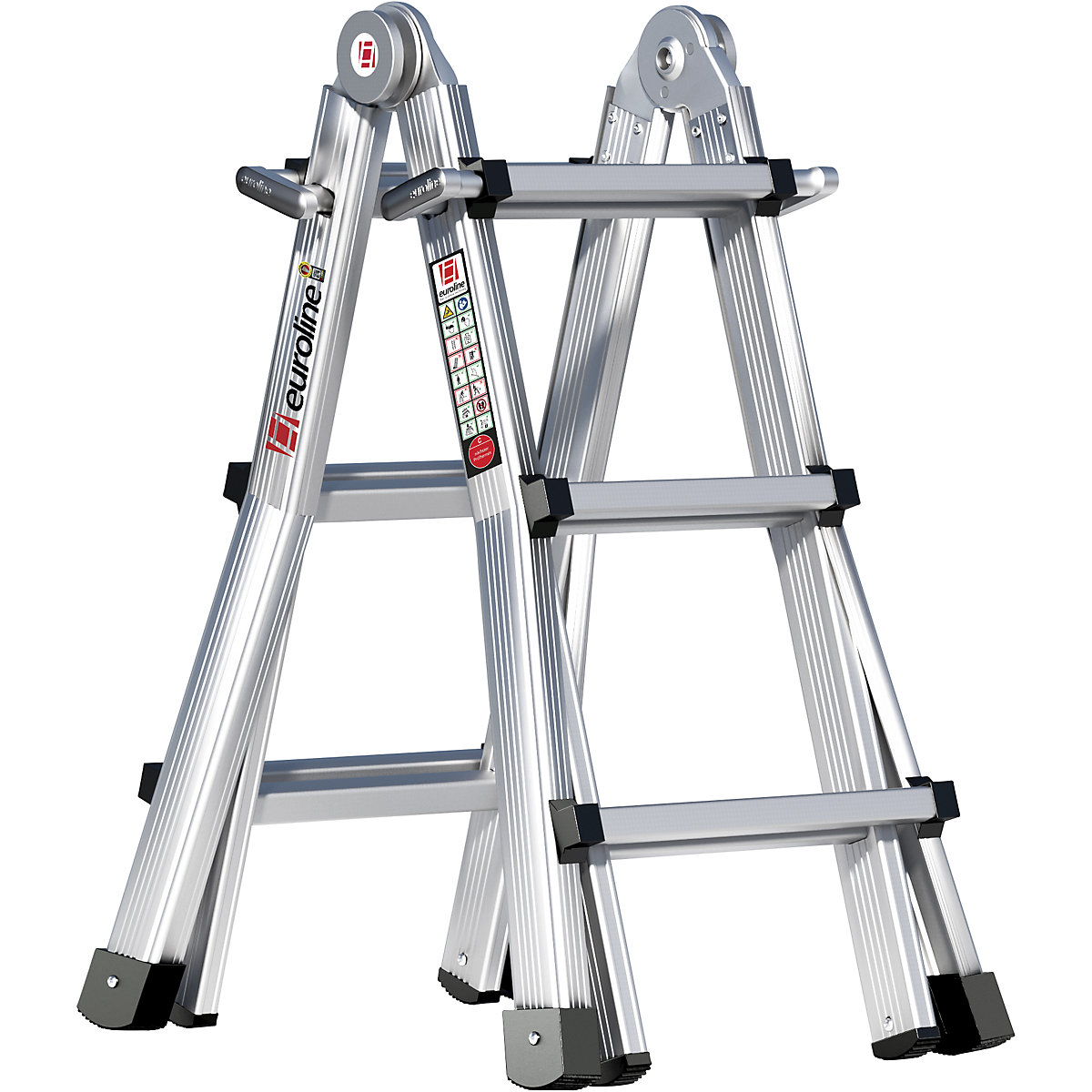 Alu-Vario vouwladder &ndash; euroline