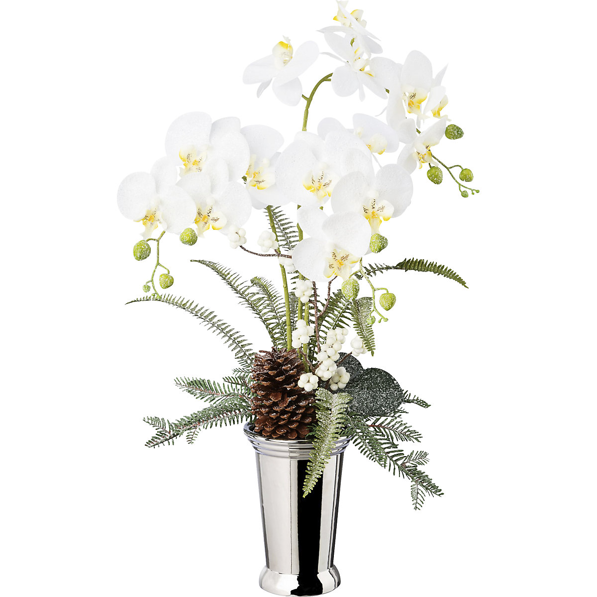 Aranjament Phalaenopsis în vază ceramică