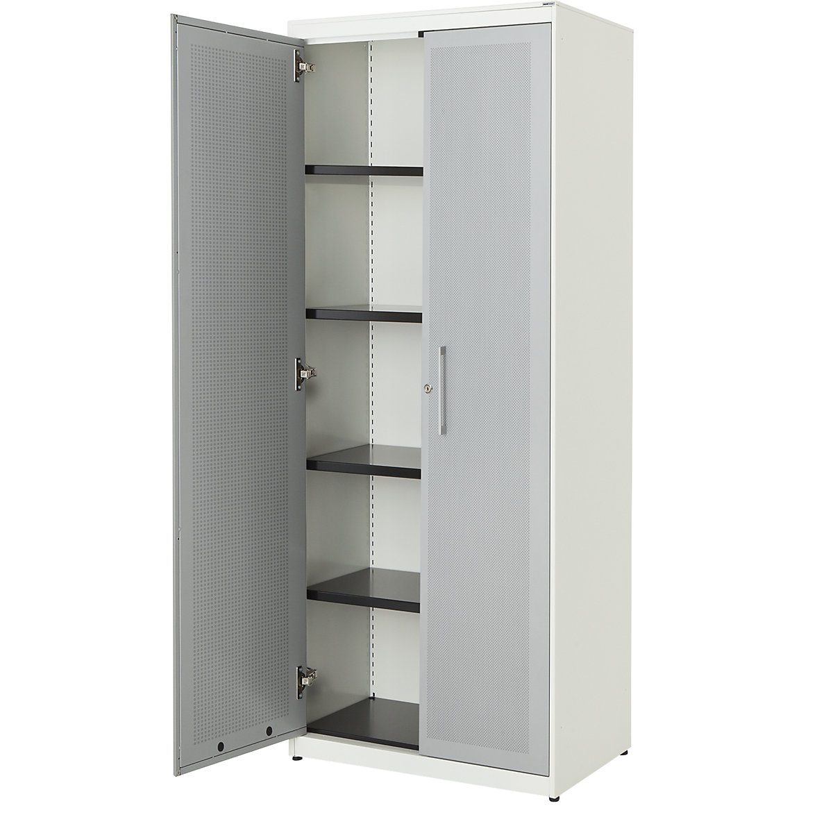Armoire à portes battantes, à effet acoustique &ndash; mauser