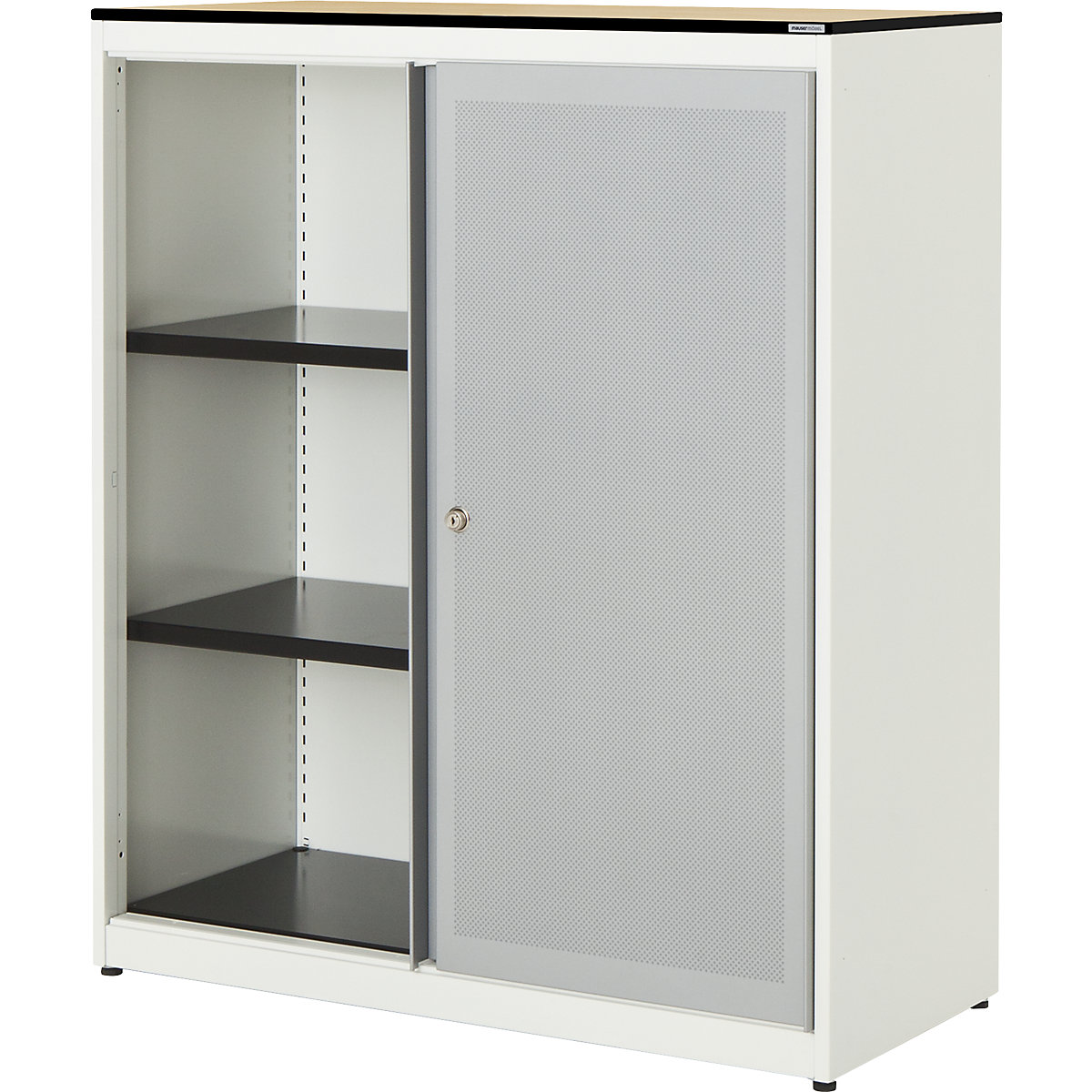 Armoire à portes coulissantes, à effet acoustique &ndash; mauser