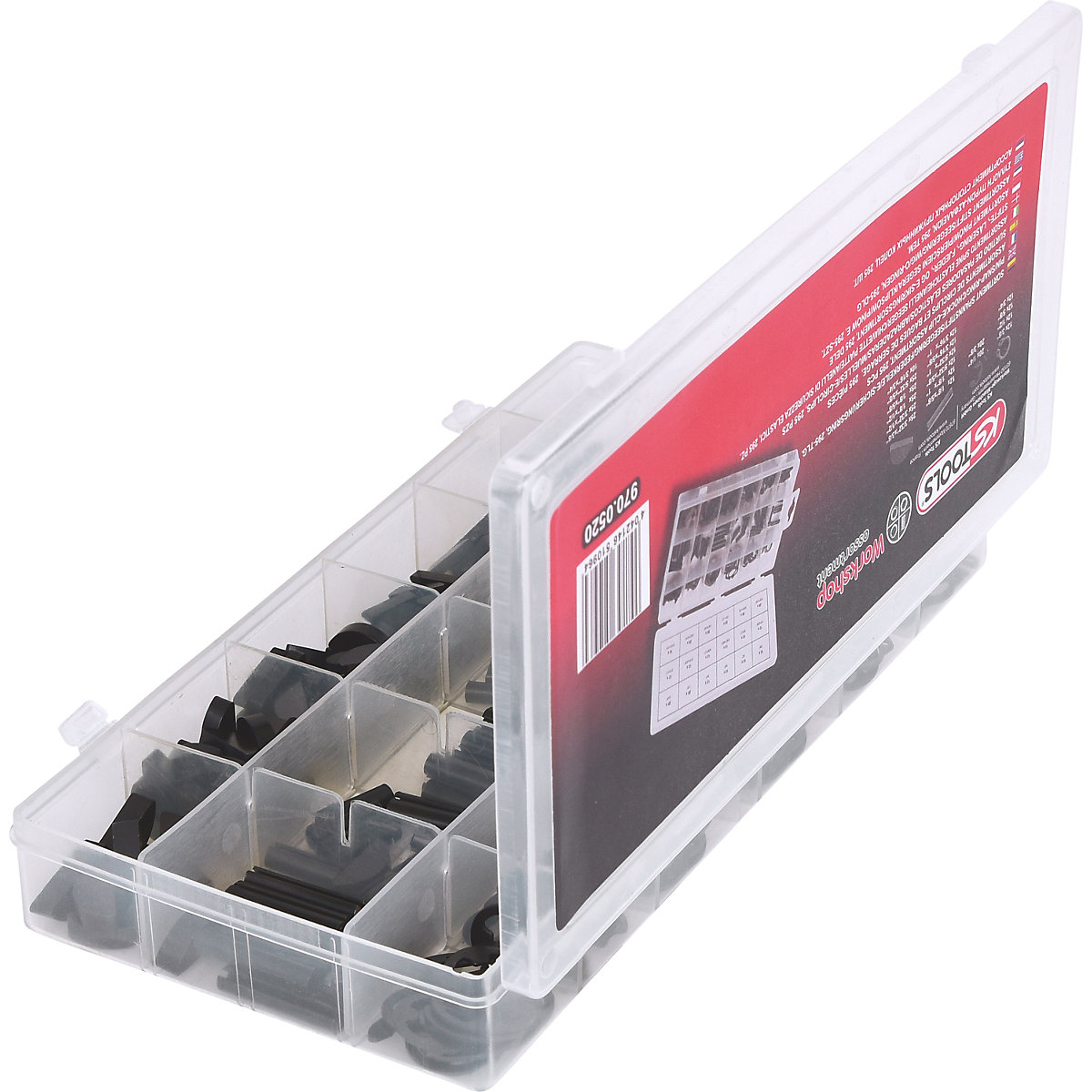 Assortimento spine elastiche/anelli d'arresto/chiavette piatte/anelli di sicurezza elastici – KS Tools (Foto prodotto 4)-3