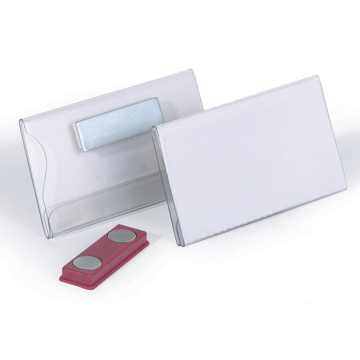 Badge magnétique en plastique transparent - DURABLE