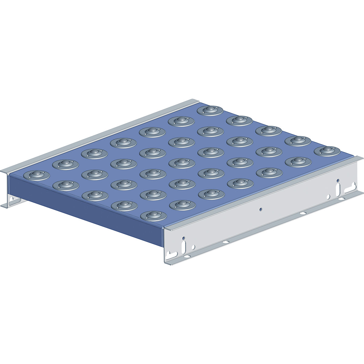 Ball roller table, overall height 70 mm - Schulz Stanztechnik