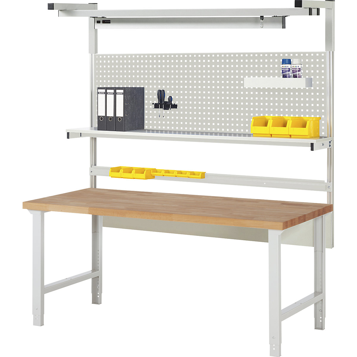 Bancada de trabalho com estrutura de sistema série 7000 - eurokraft pro