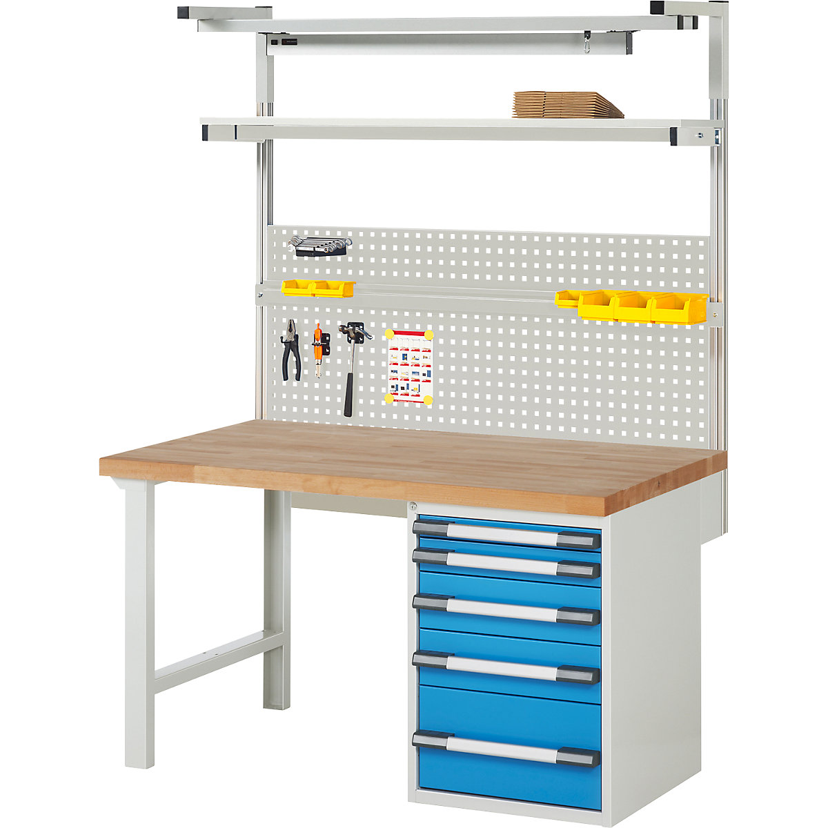Banco de trabajo con estructura modular Serie 7000 &ndash; eurokraft pro