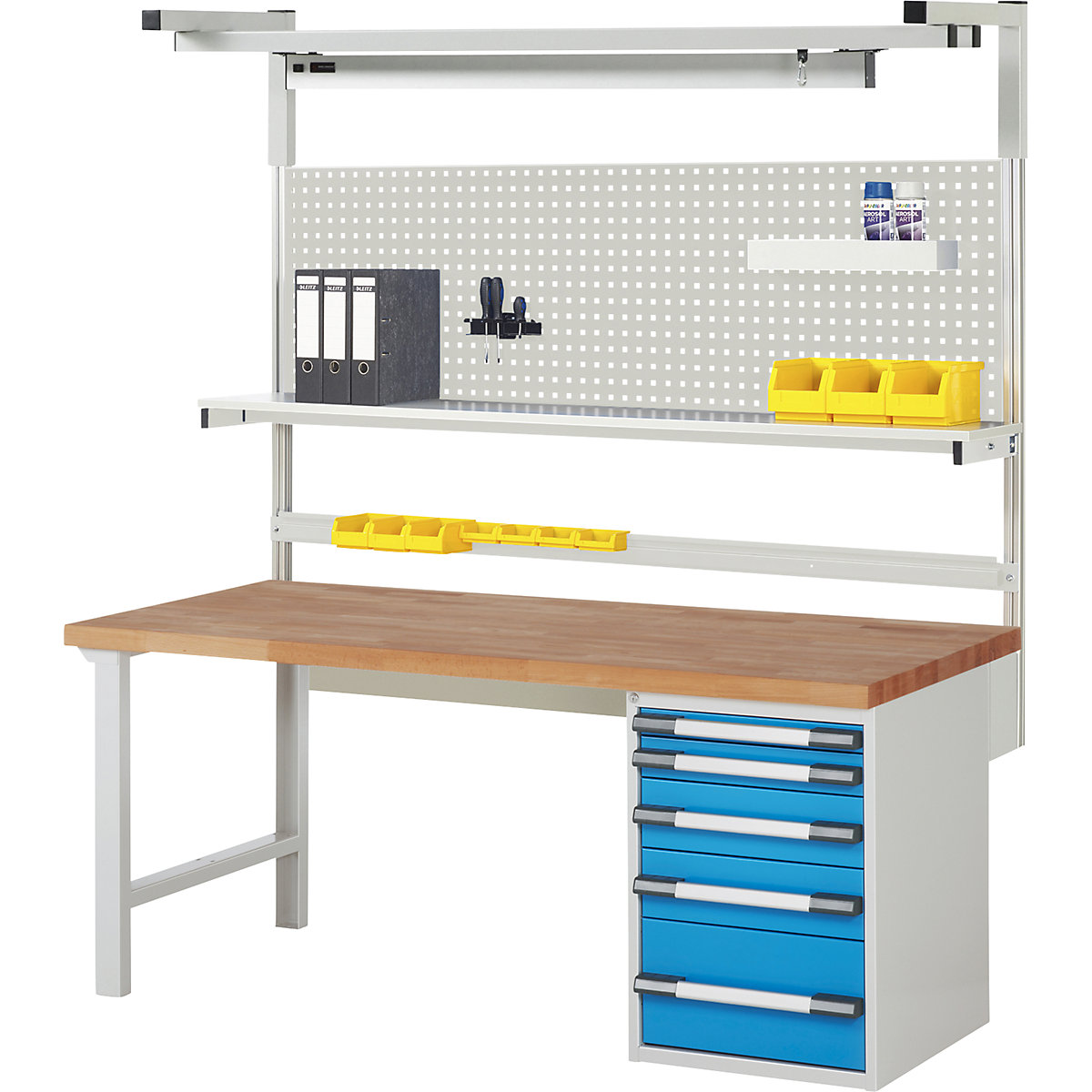 Banco de trabajo con estructura modular Serie 7000 &ndash; eurokraft pro