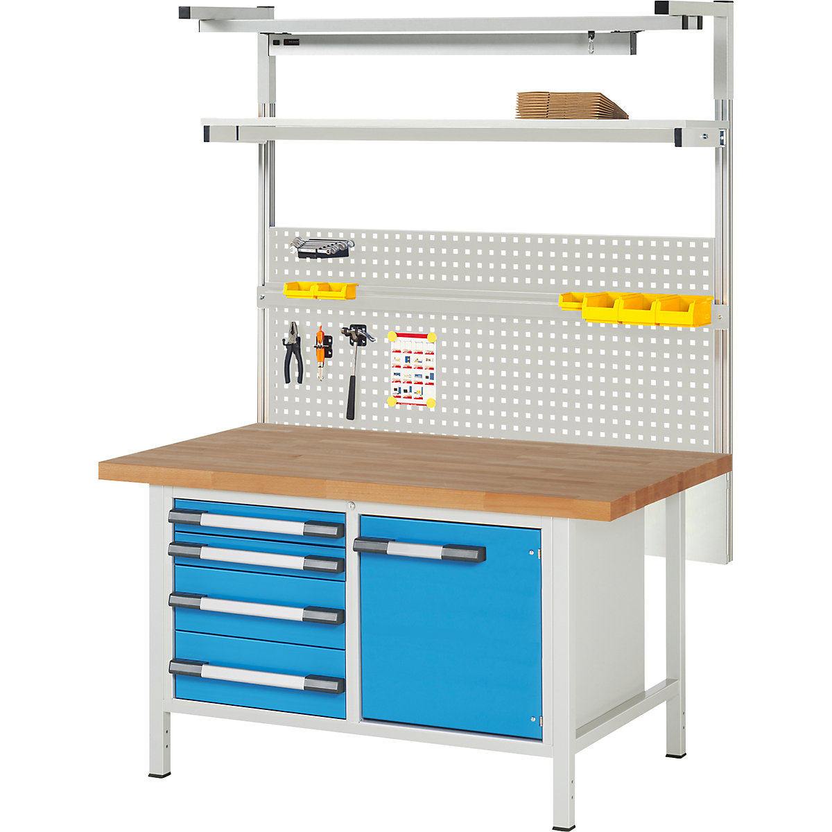 Banco de trabajo con estructura modular Serie 8000 &ndash; eurokraft pro
