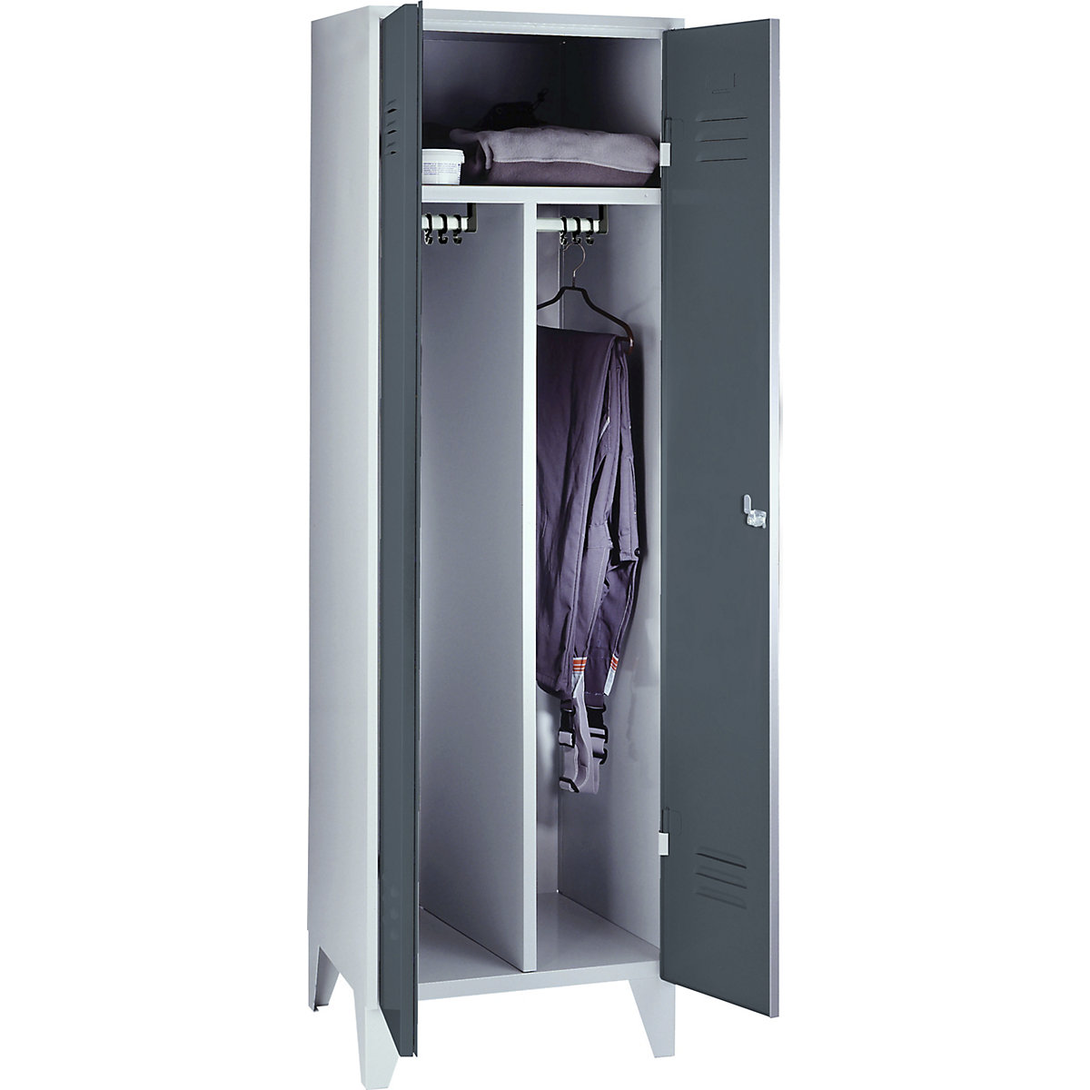 Berlin 2 öltözőszekrény utcai és munkaruházat tárolásához &ndash; Wolf