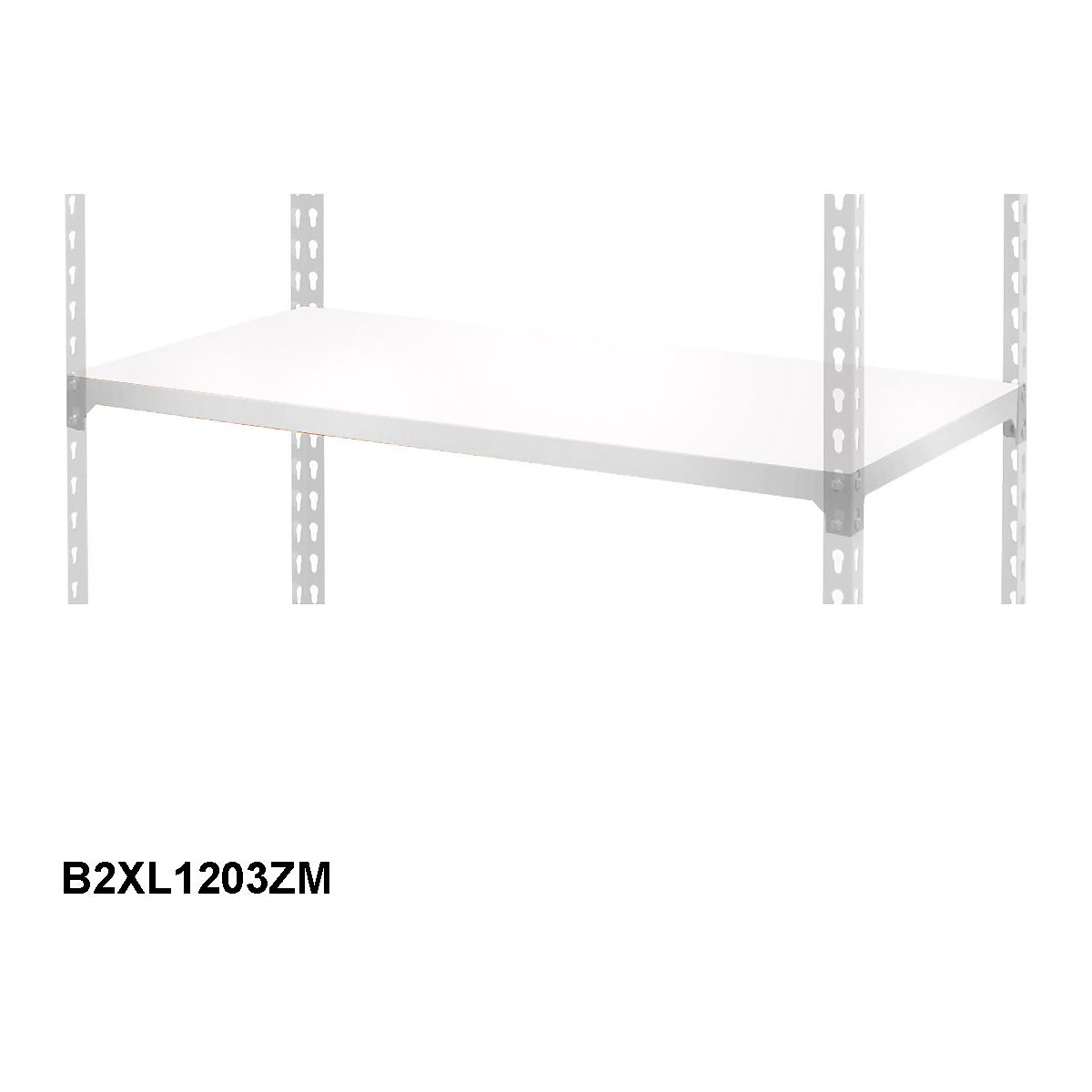 BiG200 Extra Melamine Shelf 1220w x 305d mm 140kg UDL Galvanised